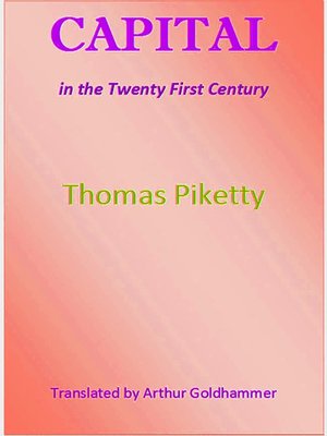 cover image of Capital in the Twenty-First Century by Thomas Piketty